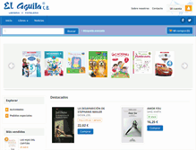 Tablet Screenshot of libreriaelaguila.es